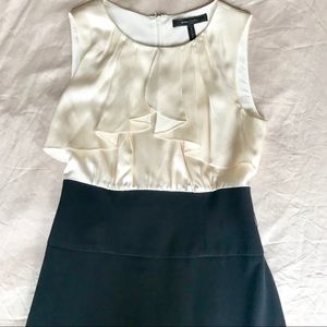 Cream/Black BCBG Dress